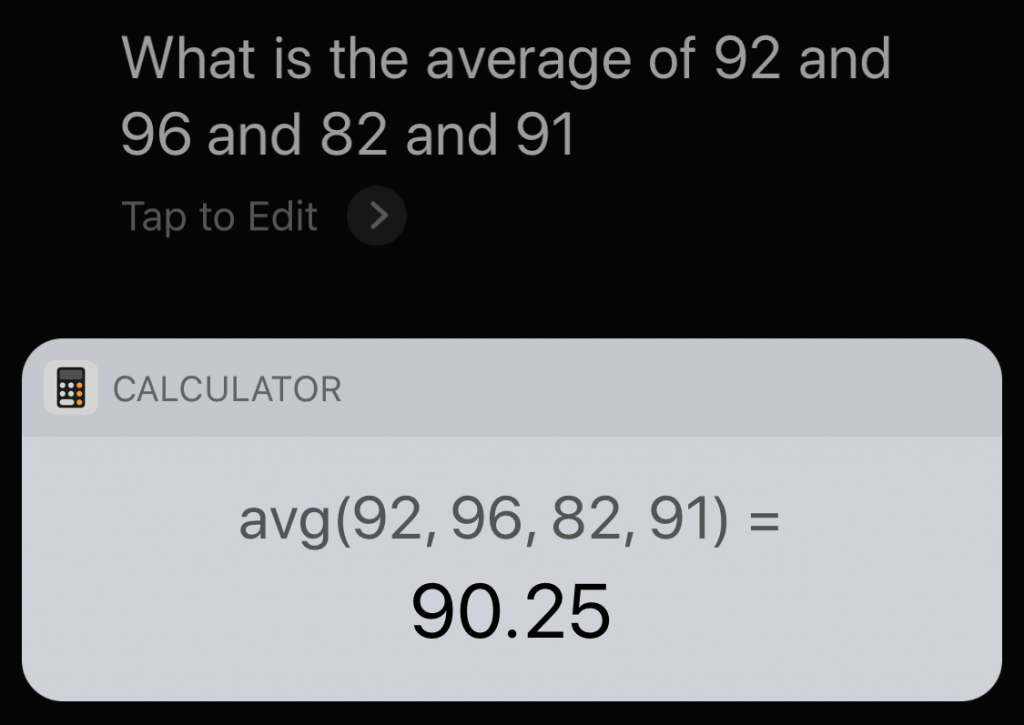 Need to Do Some Simple Math? Get Siri to Do It!