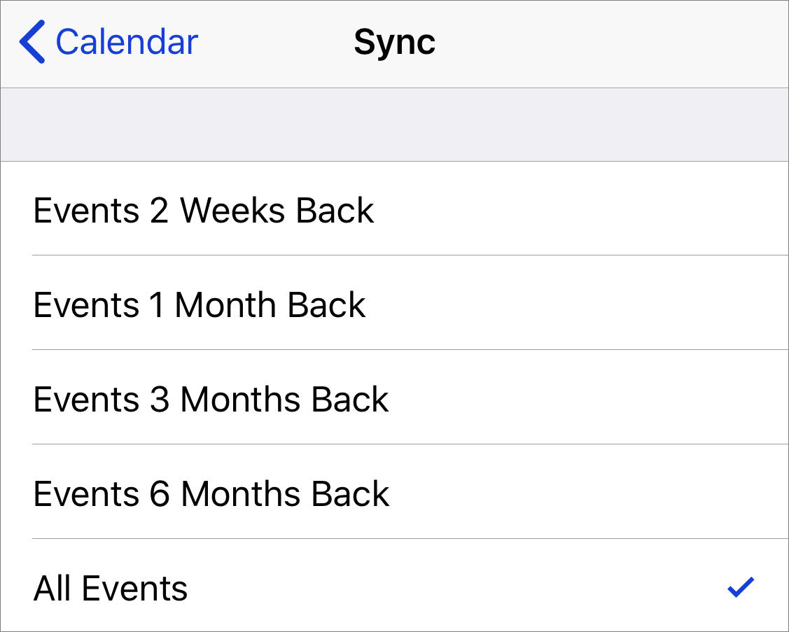 Wondering Where Your Past Events in the iOS Calendar App Have Gone?