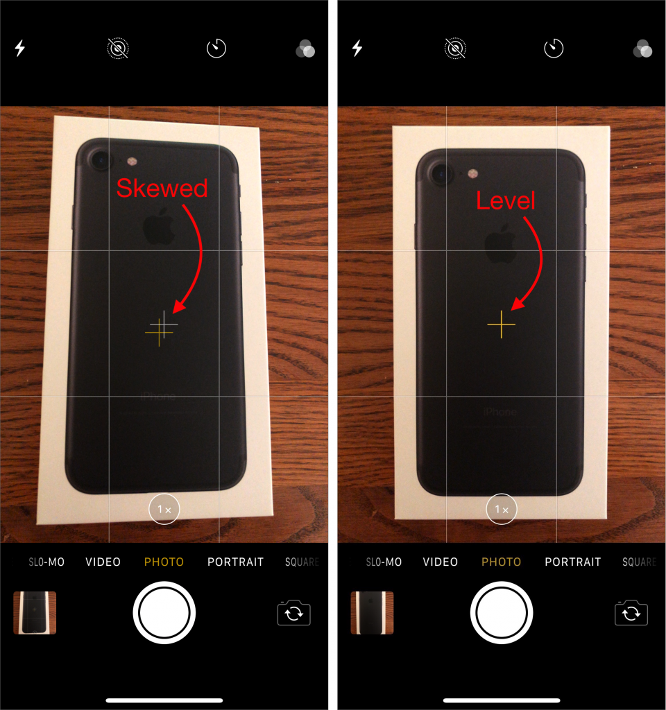Tired of Skewed Photos? Use the Cameras Hidden Targeting System.