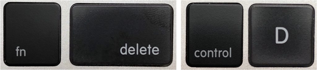 Secret Key Combos for Forward Delete on the Magic and MacBook Keyboards