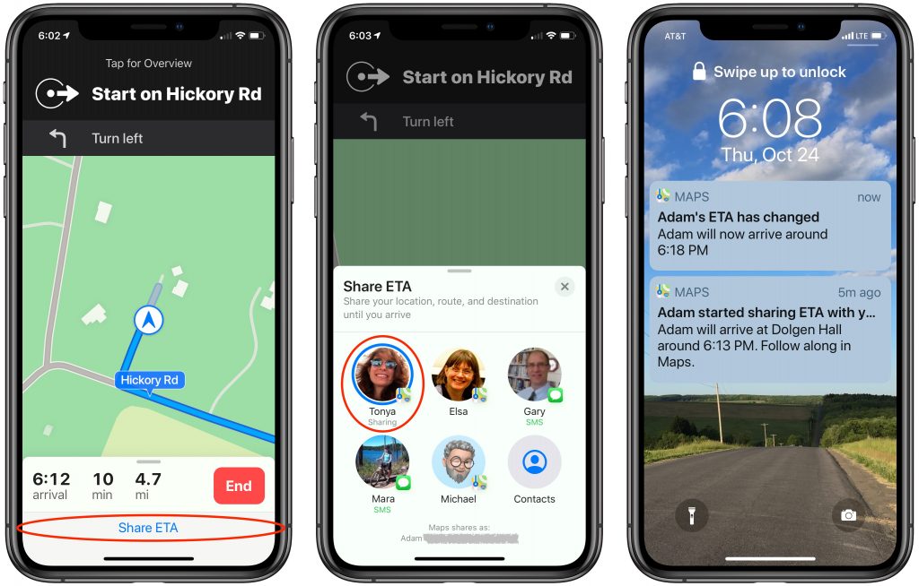 Use the Driving ETA Feature in iOS 13’s Maps App to Share Your Arrival Time