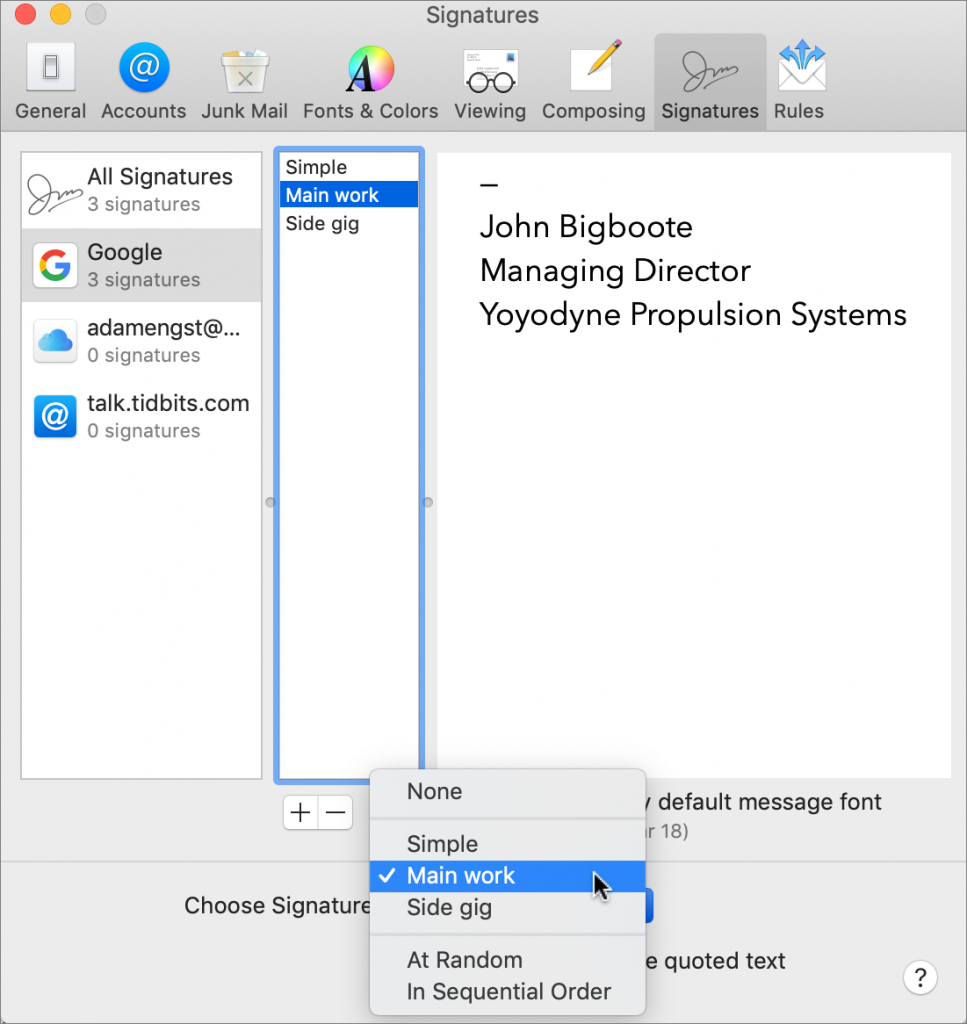 What to Put at the End of Your Email Messages - Sig File