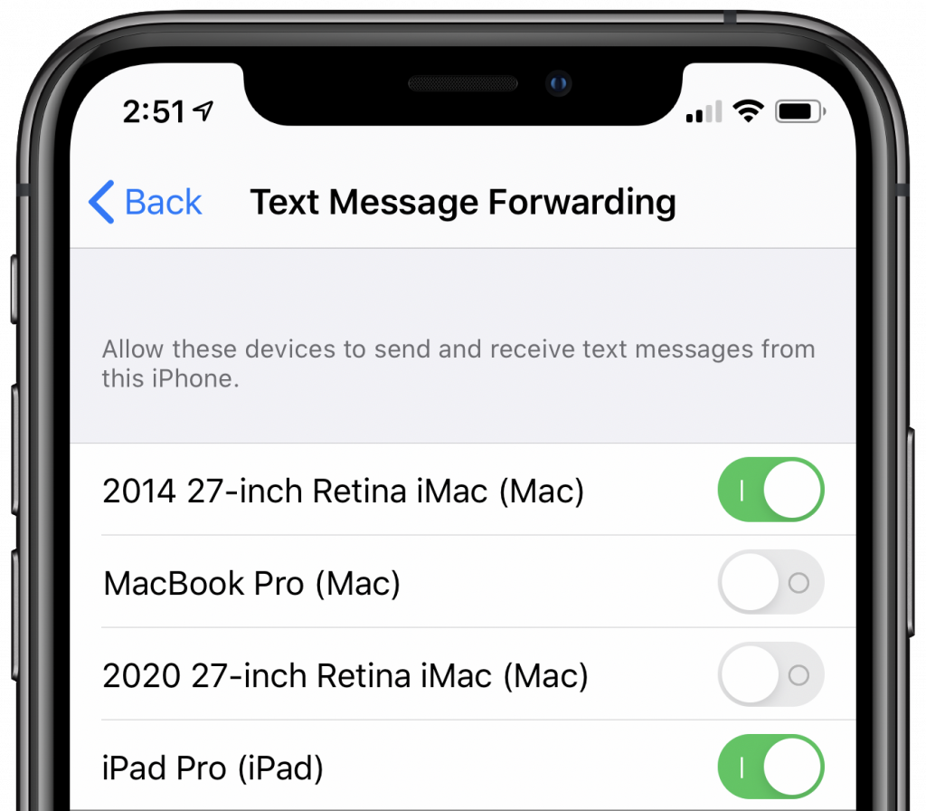 Remember to Enable Text Message Forwarding When You Get a New Mac or iPad