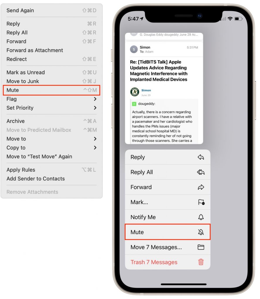 Reduce Your Email Load with Three Features in Apple’s Mail: Mute, Block, and Unsubscribe