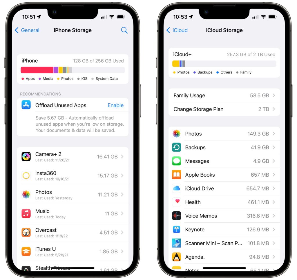 Where to Check macOS, iOS/iPadOS, and iCloud Storage Status