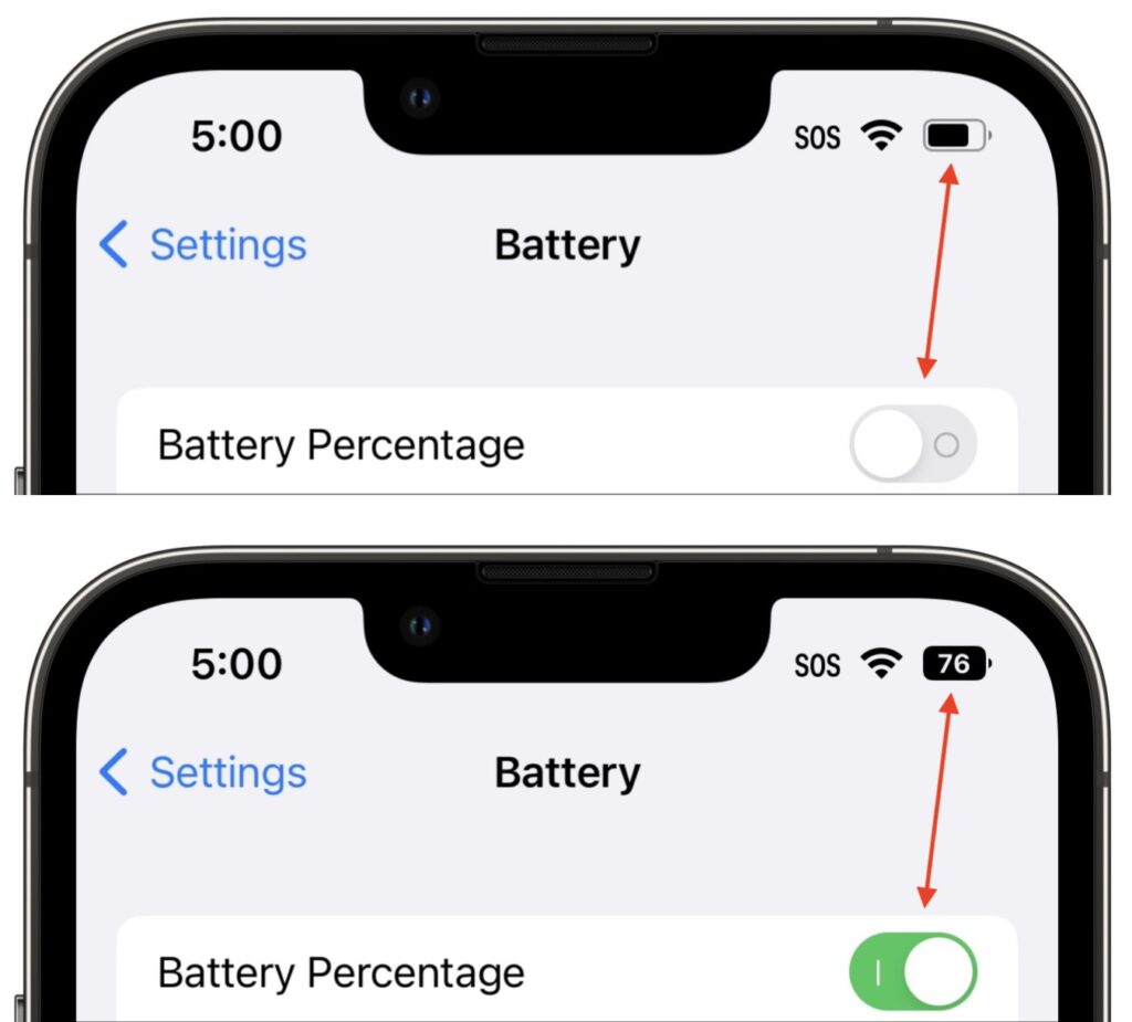 Bring Back the Battery Percentage Indicator in iOS 16