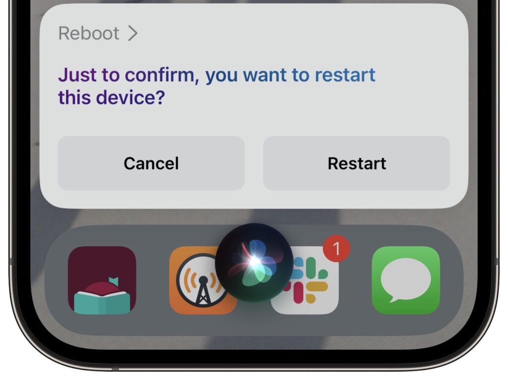 You Can Now Use Siri to Reboot Your iPhone or iPad
