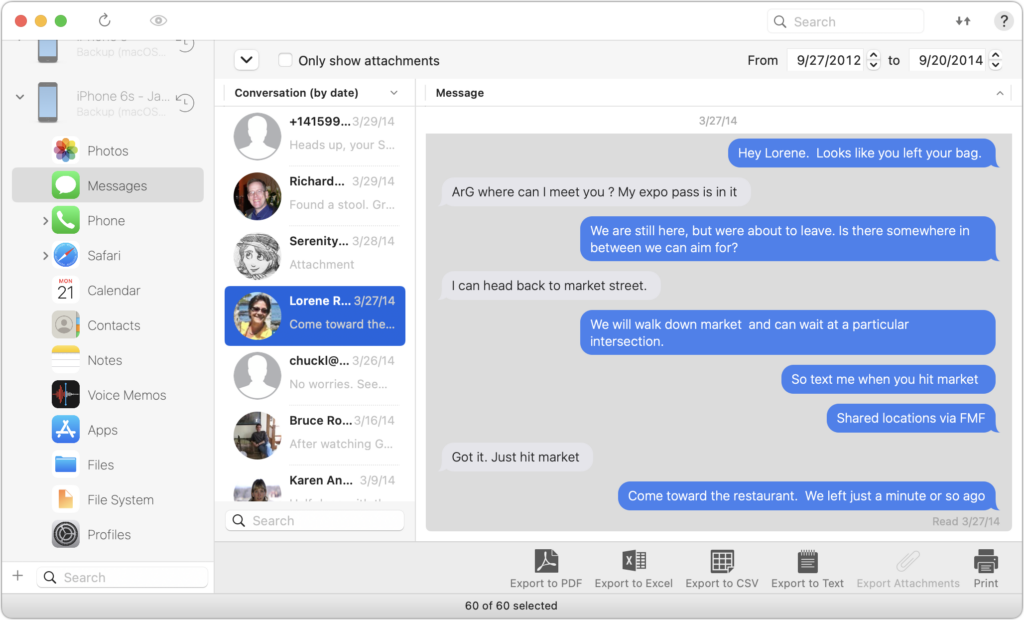 Need to Back Up or Export a Messages Conversation? Try PDF or iMazing