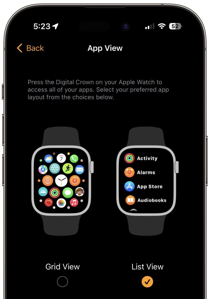 Make Apple Watch Apps Easier to Find with List View
