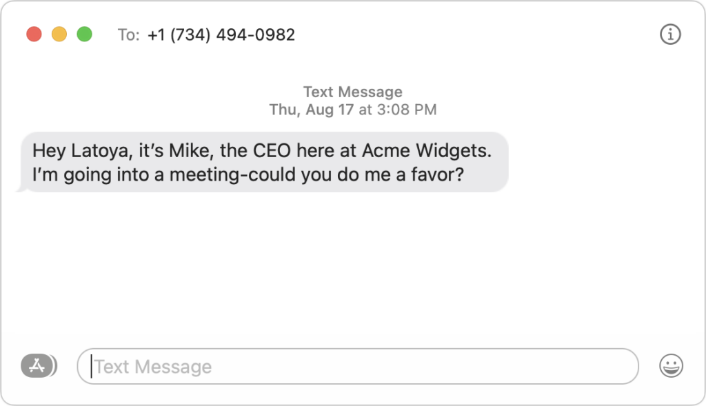 Beware Executive Imposter Scams Aimed at New Employees