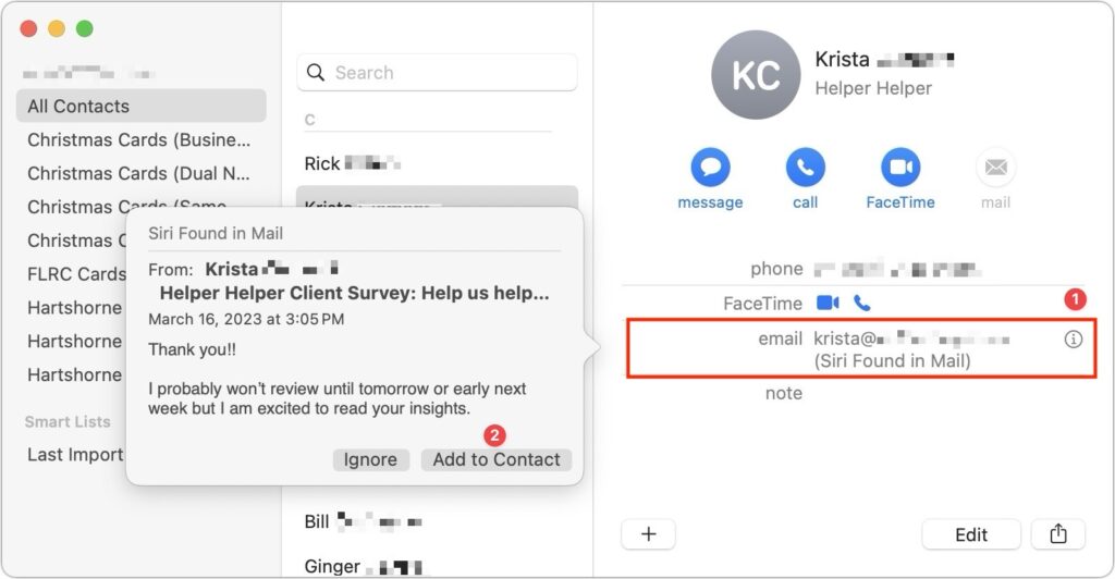 Enhance Your Contact List with Siri's Data Suggestions