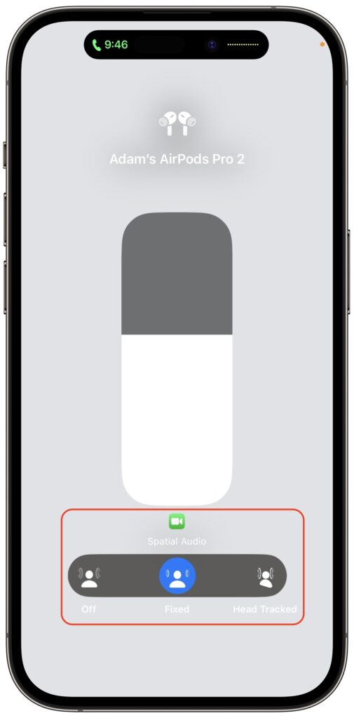 Disable Head-Tracked Spatial Audio in FaceTime Calls