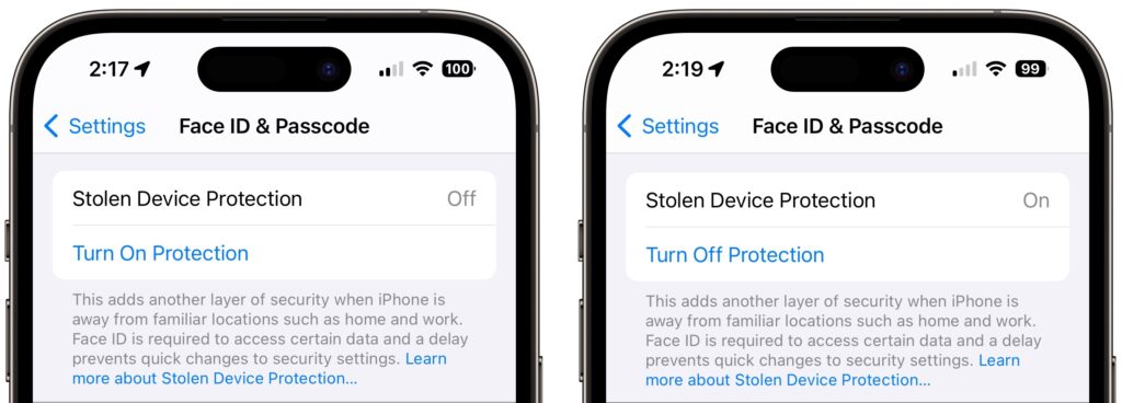 Use iOS 17.3’s Stolen Device Protection to Reduce Harm from iPhone Passcode Thefts