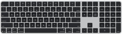 Apple Magic Keyboard next to Mac