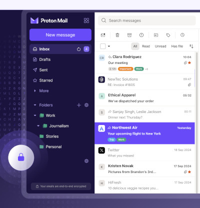 ProtonMail envelope icon