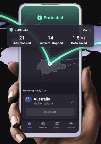 ProtonVPN shield icon