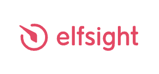 Elfsight widgets being customized on a Mac desktop browser