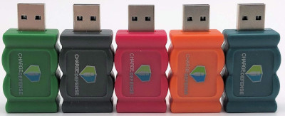 USB data blocker for safe public charging on Mac and iPhone
