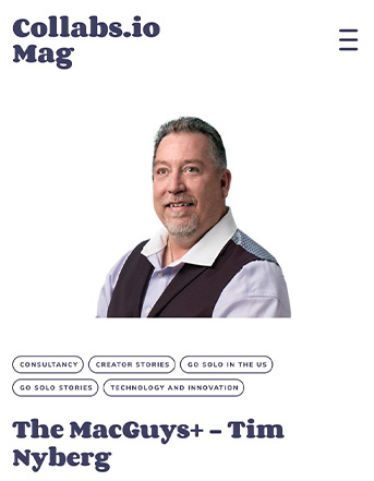 Collabs.io Magazine cover